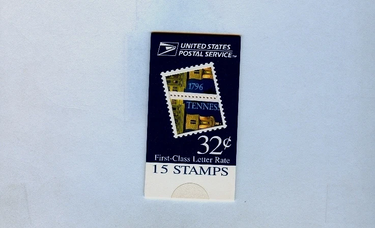 1996 $4.80 BK248 Makeshift Vending BOOKLET w/15 Tennessee Statehood Scott# 3070 - Image 1 of 1