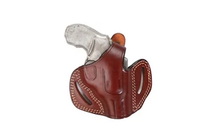 Pusat Holster Leather Belt Holster OWB 2 inch For Revolver Taurus 856 - Picture 1 of 28