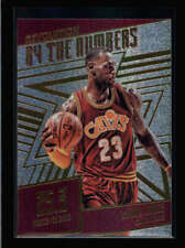 LEBRON JAMES 2016/17  PANINI REVOLUTION #5 BY THE NUMBERS BA5511
