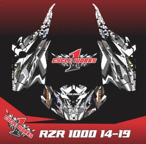 POLARIS RZR 1000 14-19. GRAPHICS KIT PEGATINAS R2 - Picture 1 of 1