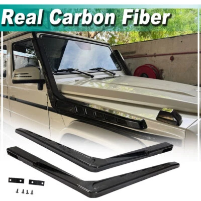 Snorkels de admisión de aire de carbono real para Benz G Wagon W463 G500 G550 G55 G63 G65 04UP Foto 1 de 4