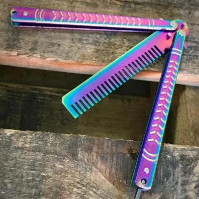 Peine arco iris entrenador de práctica de metal de alta resistencia Foto 1 de 3