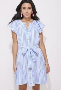 Vineyard Vines Sz 10-12 (L) Seastitch double gauze Shirt dress NWT - Picture 1 of 3