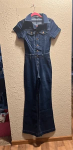 Fashion Nova Day Dreaming Denim Jumpsuit Damen Gr. XS NEU JP21947 - Bild 1 von 9