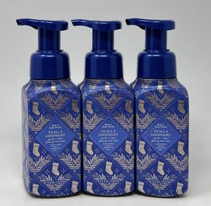 3 NEW BATH & BODY WORKS TO ALL A GOOD NIGHT GENTLE CLEAN FOAMING HAND SOAP WASH - Picture 1 of 7