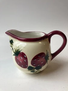 Strawberry Plaid Creamer by Oneida - Picture 1 of 7
