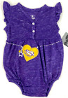New LSU Louisiana State Tigers Colosseum One Piece Outfit Ruffle Infant 6-12 MO