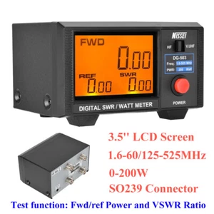 SWR/watt Meter Digital SWR/watt Meter With 3.5-inch LCD Display For Radio - Zdjęcie 1 z 9
