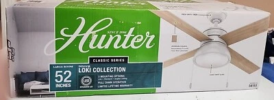 Hunter Loki 52 LED Loki 52" 4 Blade LED Indoor Ceiling Fan - White - Image 1 of 4