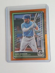 2025 DONRUSS ALEX GORDON ORANGE PRIZM SP#90/199 - ROYAL ATT TIME TOP - #16 - Bild 1 von 2
