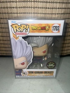 Funko Pop! Figura Dragon Ball Super Son Gohan Beast #1703 Glow Chase con protector - Imagen 1 de 9