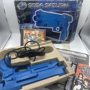 Sega Saturn Virtua Cop 2 gun game booklet games case VGC - Picture 1 of 3