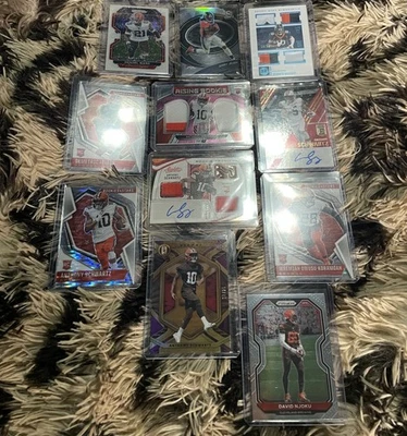 2021 Panini Prizm White Sparkle Prizm Denzel Ward SSP - Browns Cards - Image 1 of 4