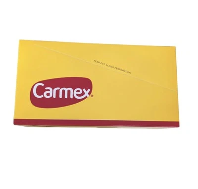 12 Pack Carmex Lip Balm Blistered Original Flavor Tubes Net wt .35 OZ 10g Each - Image 1 of 3
