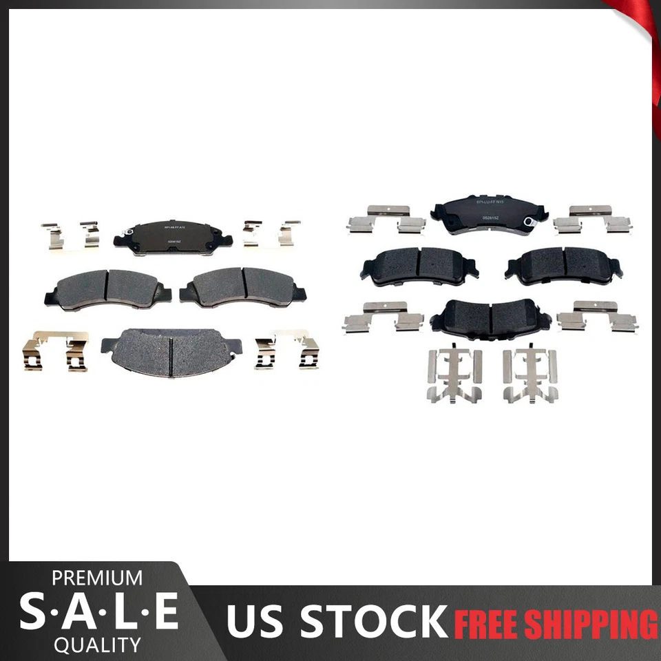 Pastillas de freno de cerámica delanteras y traseras R-Line 2007 clásicas para Chevrolet Silverado 1500 Foto 1 de 4