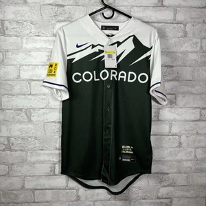 NWT Nike Colorado Rockies City Connect Jersey MLB Mens Small Authentic Baseball - Picture 1 of 9