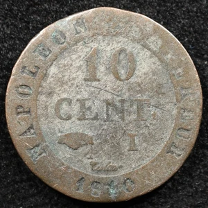 Frankreich 10 Centimes 1810I, Münze, Limoges Mint, Inv#J517 - Bild 1 von 2