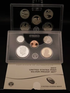 2017 Silver Proof Set U.S. Mint Original Government Packaging OGP - Picture 1 of 3