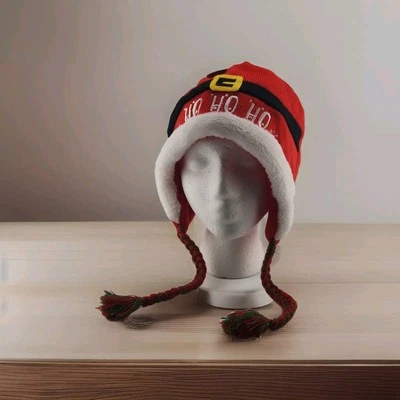 Новый с Ярлыками Beanie вязаная шляпа уродливый свитер праздник Рождество вечеринки взрослых детей Санта подарок - Изображение 1 из 4