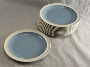 11 x VINTAGE 1950s WEDGWOOD Summer Sky blue 7" side plates - Picture 1 of 7