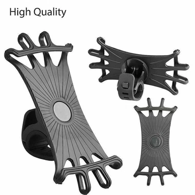 Soporte GPS para montaje para teléfono celular rotación 360° MTB bicicleta motocicleta silicona Foto 1 de 4