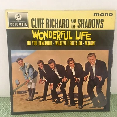 Cliff Richard And The Shadows - Wonderful Life UK 7" Single 1964 (VG+/VG+) '* - Image 1 of 4