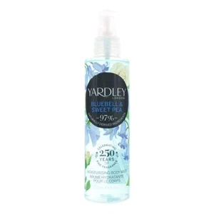 Yardley Bluebell and Sweetpea Body Mist 200ml For Women - Picture 1 of 1