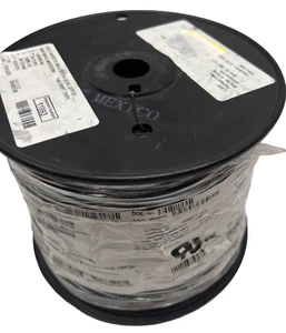 22 AWG PTFE isolierter versilberter Cu-Draht UL1213 Alpha 5855 2500 Fuß schwarz 19/34 - Bild 1 von 2