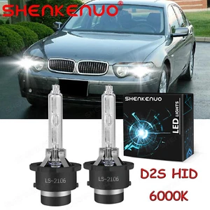 For BMW 745I 745LI 2002-2005 2x D2S HID Xenon Headlight Low Beam Bulbs 6000K - Picture 1 of 12