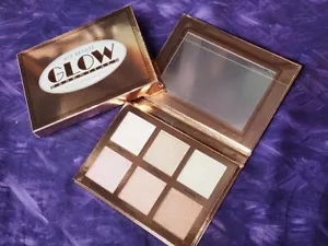 Ace Beaute Glow Essentials Highlighter Palette 6 Pressed Powder Pan Shades BNIB - Picture 1 of 4