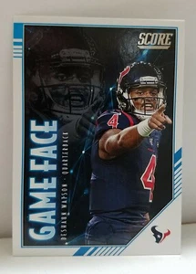 2020 Score Football #GF-DW Deshaun Watson Game Face Houston Texans - Picture 1 of 2