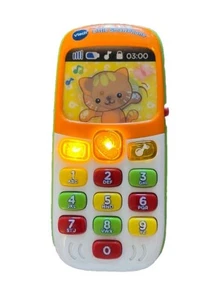 VTech Little Smart Phone Toddler Baby Development Toy Lights and Sounds Tested - Picture 1 of 4