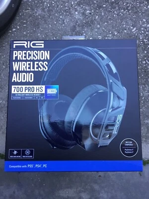 RIG 700 PRO HS Wireless Audio Headset For PS4 PS5 & PC Brand New!!! Color Black - Image 1 of 3