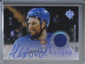 2020-21 Ultimate Collection Access Jersey /65 Alexis Lafreniere Rookie Auto RC