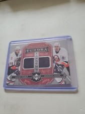 2007-08  A.YASHIN/M.SATAN ARTIFACTS TUNDRA TANDEMS DUAL JERSEY CARD N.Y.I. 13/25