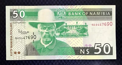 2003 NAMIBIA - 50 DOLLARS - P#7 - AUNC - L8 - Image 1 of 2