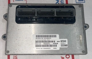 2003 03 Jeep Liberty 3.7L A/T Engine Computer ECU PCM Brain Box P/N# 56044623AE - Picture 1 of 9