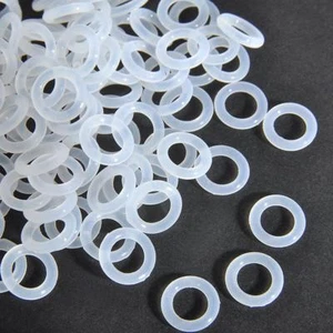 QTY 100 11mm OD 9mm ID 1mm Dia Food Grade Silicone Rubber Seal O-Ring - Picture 1 of 5