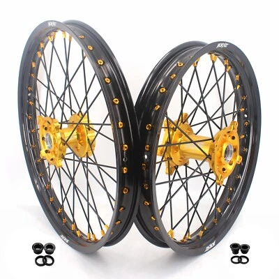 Llantas KKE 21-19"" MX para SUZUKI RMZ250 RMZ450 2007-2025 ruedas con radios para motocicleta Foto 1 de 4