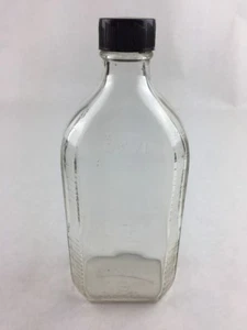 Vintage Brockway SaniGlas Pharmacy Clear Marked Collectible Medicine Bottle 7.75 - Picture 1 of 6