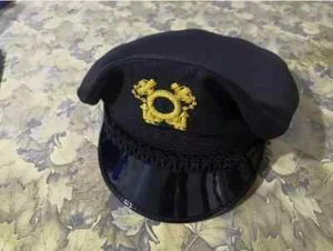 Captain's Hat, Skipper's Hat, Yachting Hat Cap - Picture 1 of 4