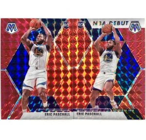 2019-20 Mosaic #250 #272 Eric Paschall RC Choice Red Fusion Prizm rookie Lot /88 - Picture 1 of 3