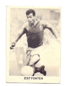 STICKER JUST FONTAINE (FRANCE) YUGOSLAVIA EDITON EURO FOOTBALL 1986/87