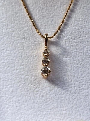 Colar de 3 diamantes Reed's - Imagem 1 de 4