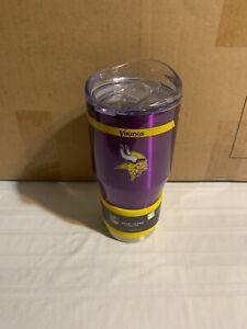 Minnesota Vikings NFL 24oz Purple Tumbler Cup Mug Boelter Brands New