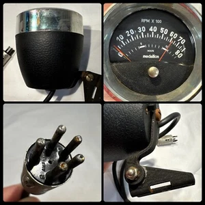 Instrumentos Medalion de Colección Doble Calibre RPM Voltímetro 5 Pin 3 Selector Marino - Imagen 1 de 11