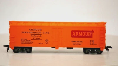 HO Scale "Armour Refrigerator Line" ARLX 1754 Freight Train Mantua 1:87 Gauge - Image 1 of 4