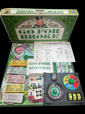 1992 Go For Broke Board Game by Selchow & Righter Complete in Great Condition - Image 1 of 4