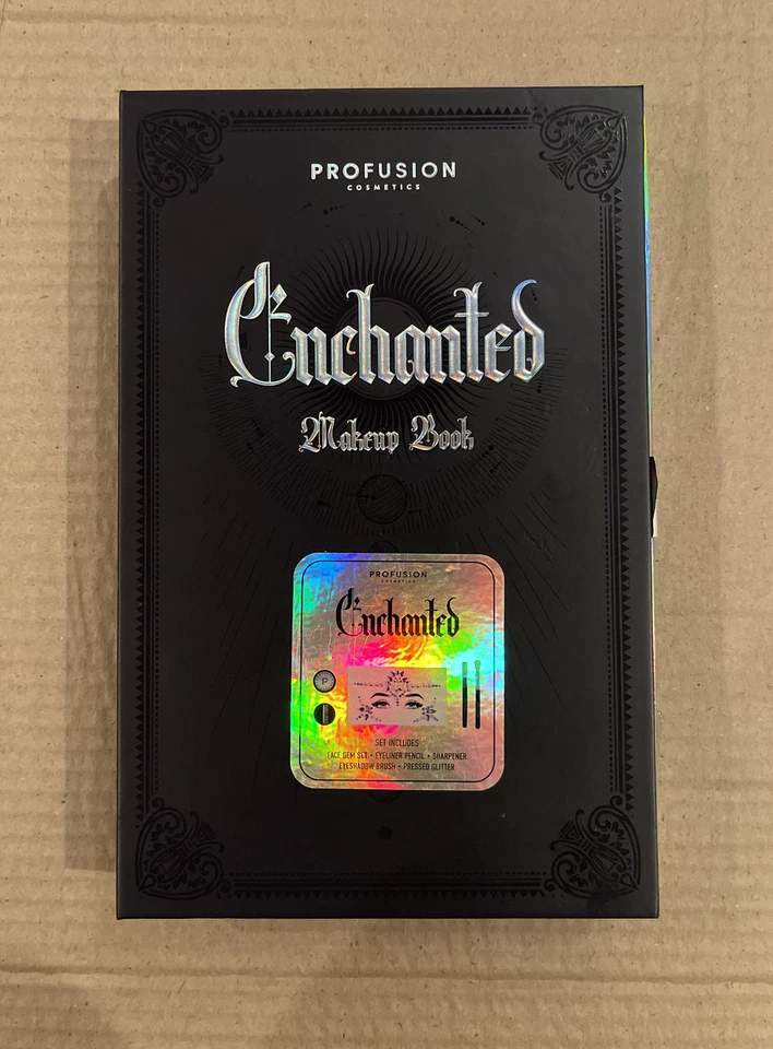 Livro de Maquiagem Encantada Profusion Cometics Lindo Novo Glitter Brilhante Raro - Imagem 1 de 4