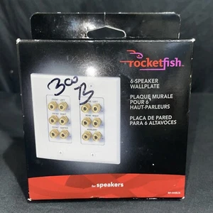 Rocketfish RF-WSBJ6 6 Audio Speaker Wallplate Wall plate - Picture 1 of 24